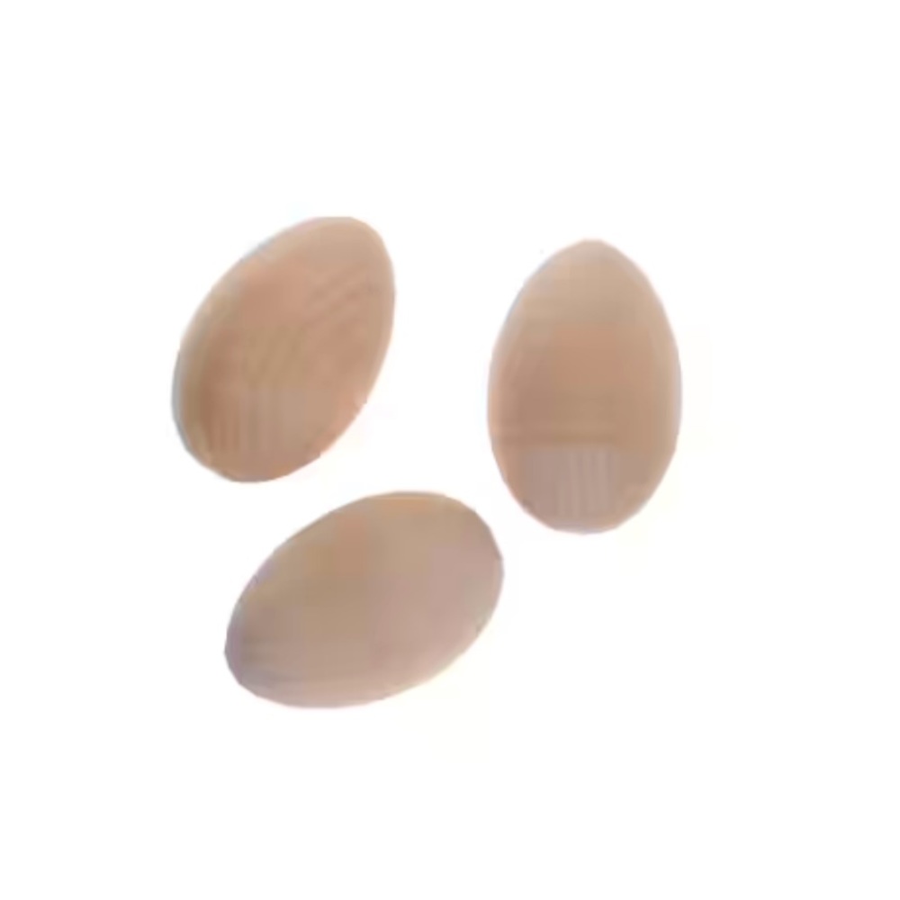 3" Solid Wood Eggs by Make Market®, 3ct.